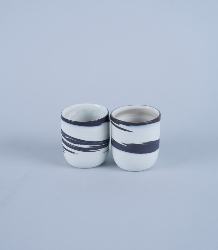 Duo de tasses à expresso en porcelaine