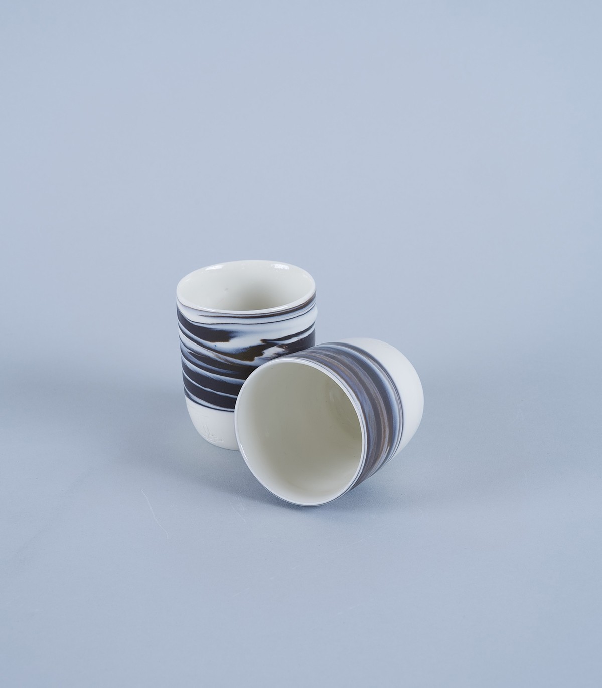 Duo de tasses à expresso en porcelaine
