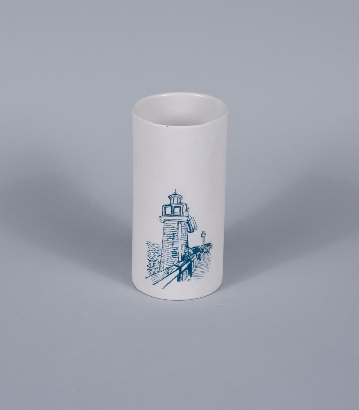 Vase "Estacade", porcelaine sérigraphie